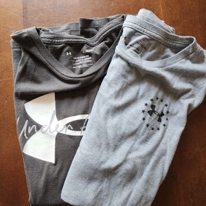 2 Womens XL Under Armour t-shirts Classic Tee
